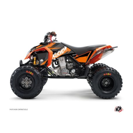 Karosszéria védő dekor matrica készlet Quad KTM Stage Narancs Széria