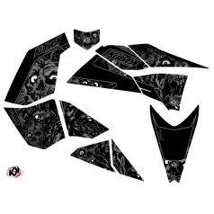   Karosszéria védő dekor matrica készlet Quad KTM Zombies dark Fekete Széria