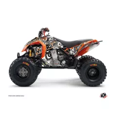   Karosszéria védő dekor matrica készlet Quad KTM Freegun eyed Szürke/Narancs Széria