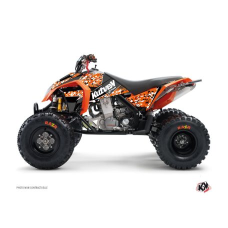 Karosszéria védő dekor matrica készlet Quad KTM Predator Narancs Széria