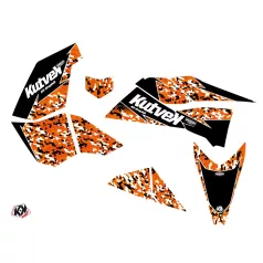   Karosszéria védő dekor matrica készlet Quad KTM Predator Narancs Széria