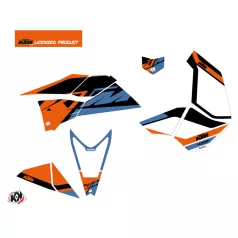   Karosszéria védő dekor matrica készlet Quad KTM Skyline Kék Széria