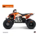 Karosszéria védő dekor matrica készlet Quad KTM Skyline Narancs Széria