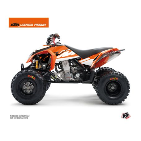 Karosszéria védő dekor matrica készlet Quad KTM Skyline Narancs Széria