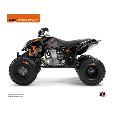 Karosszéria védő dekor matrica készlet Quad KTM Reflex Fekete Széria
