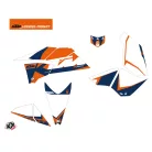 Karosszéria védő dekor matrica készlet Quad KTM Gravity Kék Széria