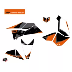   Karosszéria védő dekor matrica készlet Quad KTM Gravity Narancs Széria