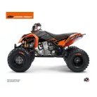 Karosszéria védő dekor matrica készlet Quad KTM Gravity Narancs Széria