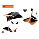 Karosszéria védő dekor matrica készlet Quad KTM Gravity Narancs Széria