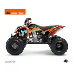   Karosszéria védő dekor matrica készlet Quad KTM Gravity Zöld Széria