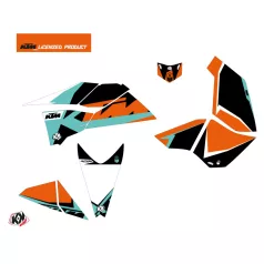   Karosszéria védő dekor matrica készlet Quad KTM Gravity Zöld Széria