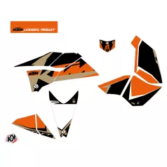  Karosszéria védő dekor matrica készlet Quad KTM Gravity Narancs/Homokszínű Széria