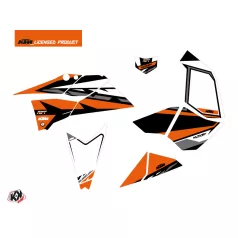   Karosszéria védő dekor matrica készlet Quad KTM Rift Narancs/Fekete Széria