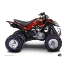 Karosszéria védő dekor matrica készlet Quad KYMCO Camo Piros Széria