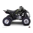 Karosszéria védő dekor matrica készlet Quad KYMCO Camo Fekete/Zöld Széria