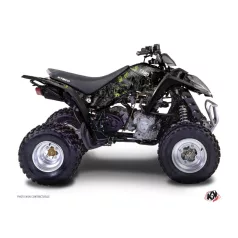   Karosszéria védő dekor matrica készlet Quad KYMCO Camo Fekete/Zöld Széria