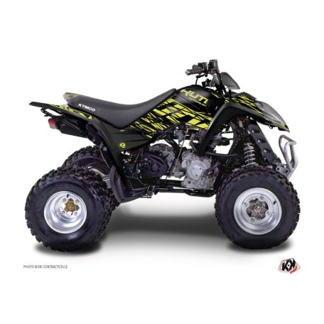 Karosszéria védő dekor matrica készlet Quad KYMCO Eraser Neon Szürke Széria