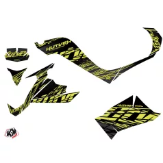   Karosszéria védő dekor matrica készlet Quad KYMCO Eraser Neon Szürke Széria