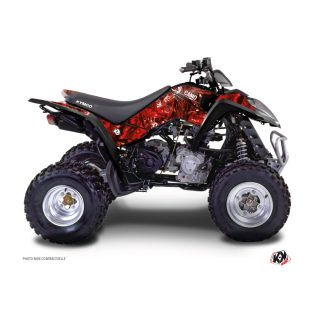  Karosszéria védő dekor matrica készlet Quad KYMCO Camo Piros Széria