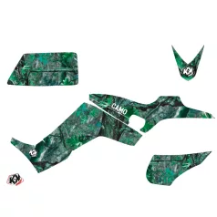   Karosszéria védő dekor matrica készlet Quad KYMCO Camo Zöld Széria