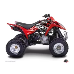   Karosszéria védő dekor matrica készlet Quad KYMCO Eraser Piros/Fehér Széria