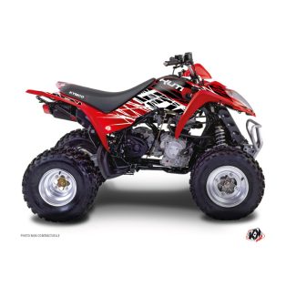   Karosszéria védő dekor matrica készlet Quad KYMCO Eraser Piros/Fehér Széria