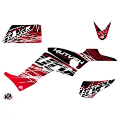   Karosszéria védő dekor matrica készlet Quad KYMCO Eraser Piros/Fehér Széria