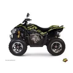   Karosszéria védő dekor matrica készlet Quad KYMCO Eraser Neon Szürke Széria