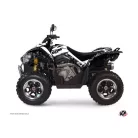 Karosszéria védő dekor matrica készlet Quad KYMCO Predator Fehér Széria