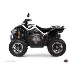   Karosszéria védő dekor matrica készlet Quad KYMCO Predator Fehér Széria