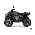 Karosszéria védő dekor matrica készlet Quad KYMCO Camo Zöld Széria