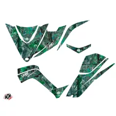  Karosszéria védő dekor matrica készlet Quad KYMCO Camo Zöld Széria