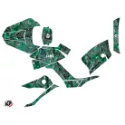 Karosszéria védő dekor matrica készlet Quad KYMCO Camo Zöld Széria