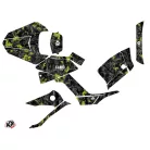 Karosszéria védő dekor matrica készlet Quad KYMCO Camo Fekete/Zöld Széria