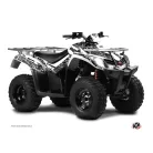 Karosszéria védő dekor matrica készlet Quad KYMCO Predator Fehér Széria