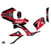   Karosszéria védő dekor matrica készlet Quad KYMCO Stage Piros/Fekete Széria