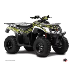   Karosszéria védő dekor matrica készlet Quad KYMCO Eraser Neon Szürke Széria