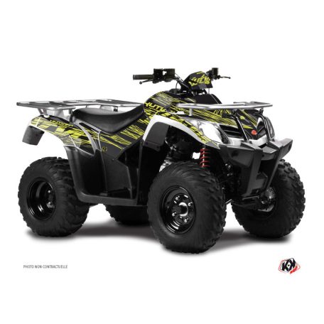 Karosszéria védő dekor matrica készlet Quad KYMCO Eraser Neon Szürke Széria