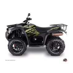  Karosszéria védő dekor matrica készlet Quad KYMCO Eraser Neon Szürke Széria