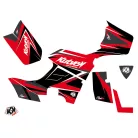 Karosszéria védő dekor matrica készlet Quad KYMCO Stage Piros/Fekete Széria