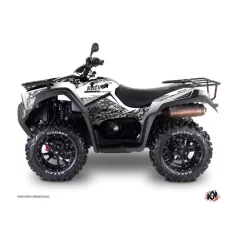   Karosszéria védő dekor matrica készlet Quad KYMCO Predator Fehér Széria