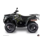 Karosszéria védő dekor matrica készlet Quad KYMCO Camo Fekete/Zöld Széria