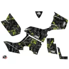 Karosszéria védő dekor matrica készlet Quad KYMCO Camo Fekete/Zöld Széria