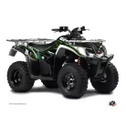 Karosszéria védő dekor matrica készlet Quad KYMCO Stage Fekete/Zöld Széria