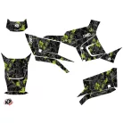 Karosszéria védő dekor matrica készlet Quad KYMCO Camo Fekete/Zöld Széria