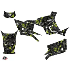   Karosszéria védő dekor matrica készlet Quad KYMCO Camo Fekete/Zöld Széria