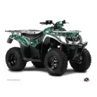 Karosszéria védő dekor matrica készlet Quad KYMCO Camo Zöld Széria