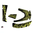 Karosszéria védő dekor matrica készlet Quad KYMCO Eraser Neon Szürke Széria