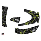 Karosszéria védő dekor matrica készlet Quad KYMCO Camo Fekete/Zöld Széria