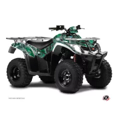   Karosszéria védő dekor matrica készlet Quad KYMCO Camo Zöld Széria